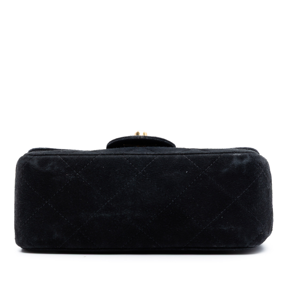 Pre-Loved Chanel Extra Mini Rectangular Classic Suede Single Flap - Picture 3 of 7